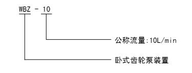 油泵電機(jī)組型號(hào)說(shuō)明