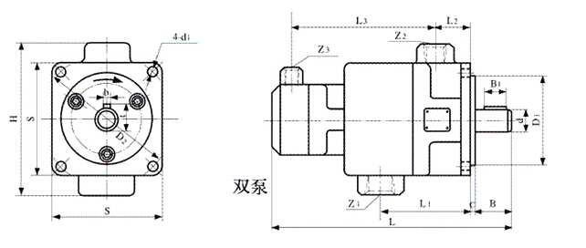 YB1雙聯(lián)葉片泵